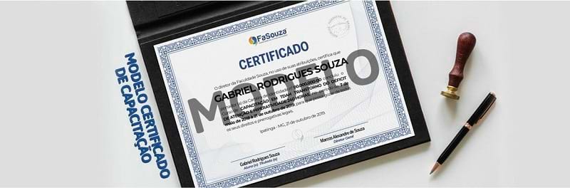 Modelo Certificado de Capacitação/Atividades Complementares